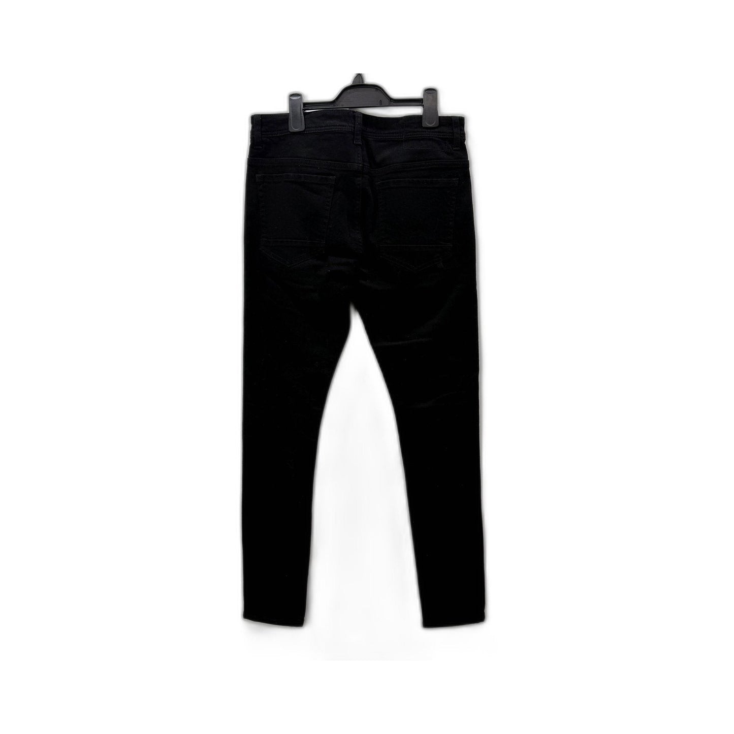 Cotton-on Mens Super Skinny Fit Black Denim Jeans - Slim Leg Size 32