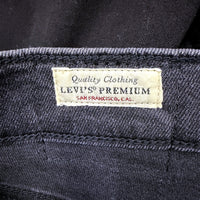Levi's Womens Mile High Super Skinny Black Jeans for Plus Size 18W