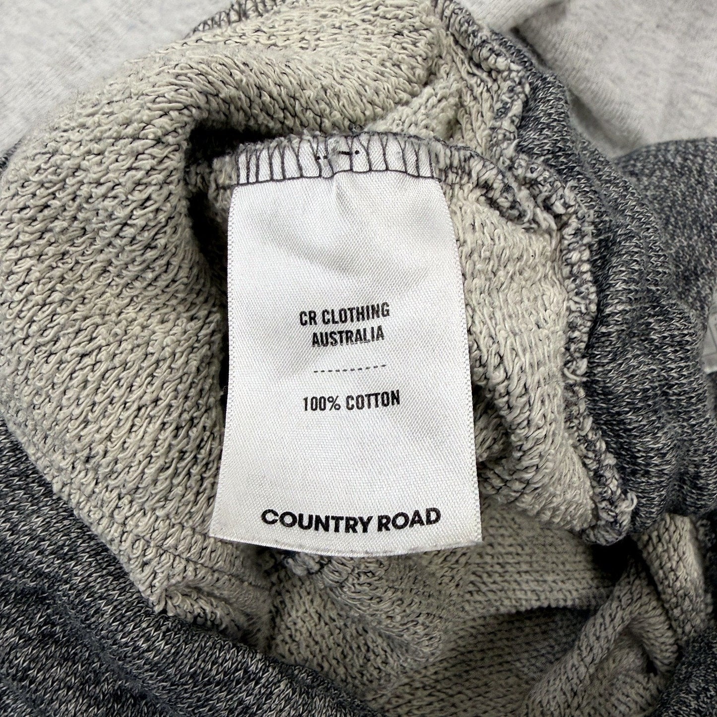 Country Road Womens Gray Sweatpants with Green Trim Casual Lounge Pants Size S