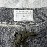 Country Road Womens Gray Sweatpants with Green Trim Casual Lounge Pants Size S