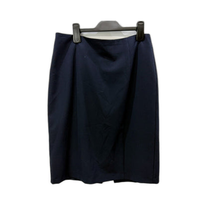 Basque Womens Midi Pencil Skirt Navy Formal Office Work Knee Length Size 12