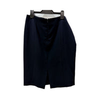 Basque Womens Midi Pencil Skirt Navy Formal Office Work Knee Length Size 12