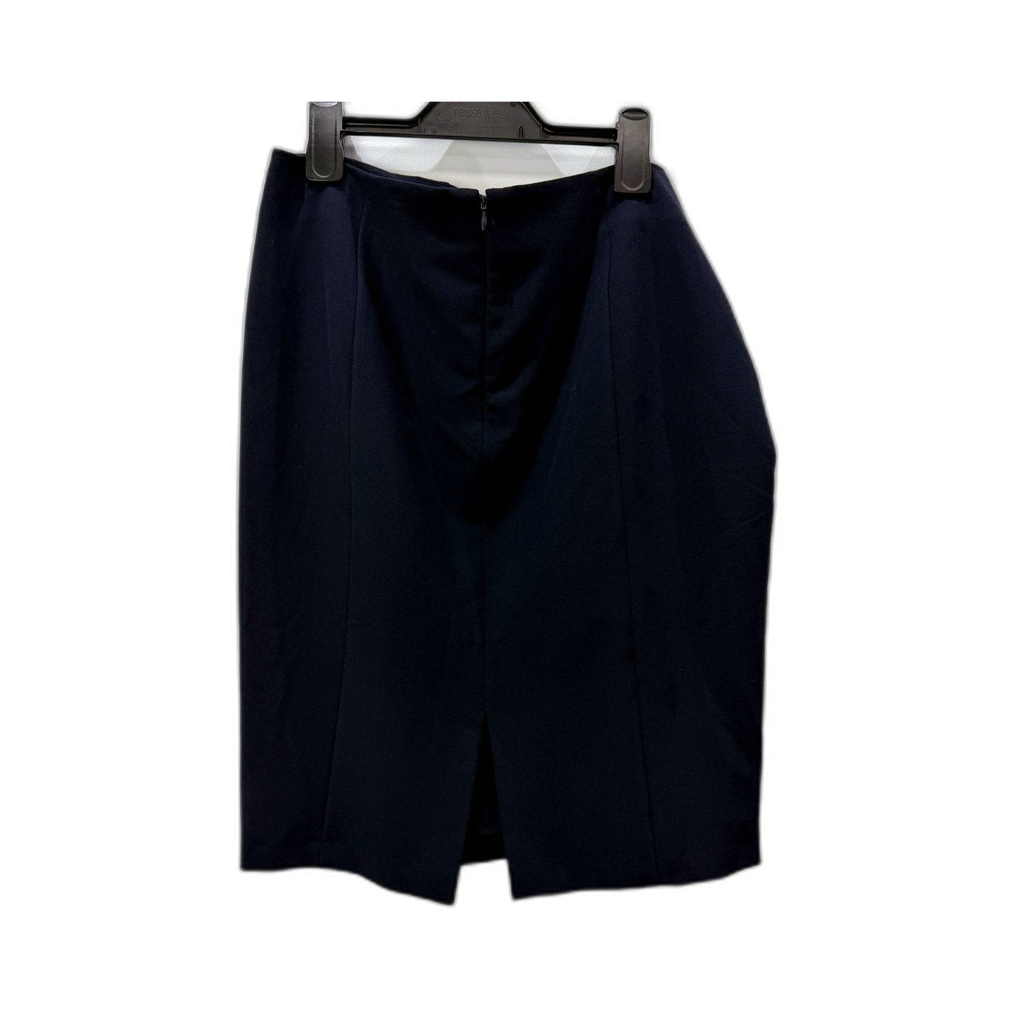 Basque Womens Midi Pencil Skirt Navy Formal Office Work Knee Length Size 12