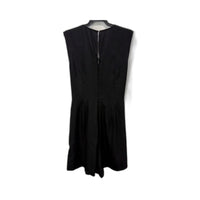 City Chic Womens Sleeveless Tie Waist Dress with Pockets Black Size XS