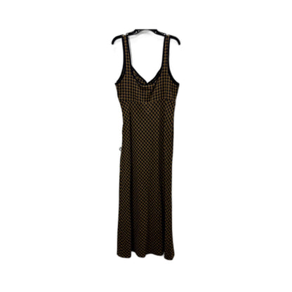 Insight Womens Grunge Laid Midi Dress in Brown, Size M NEW