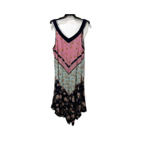 Peter Alexander Womens Floral Print Tiered Dress Casual Feminine Multi Color