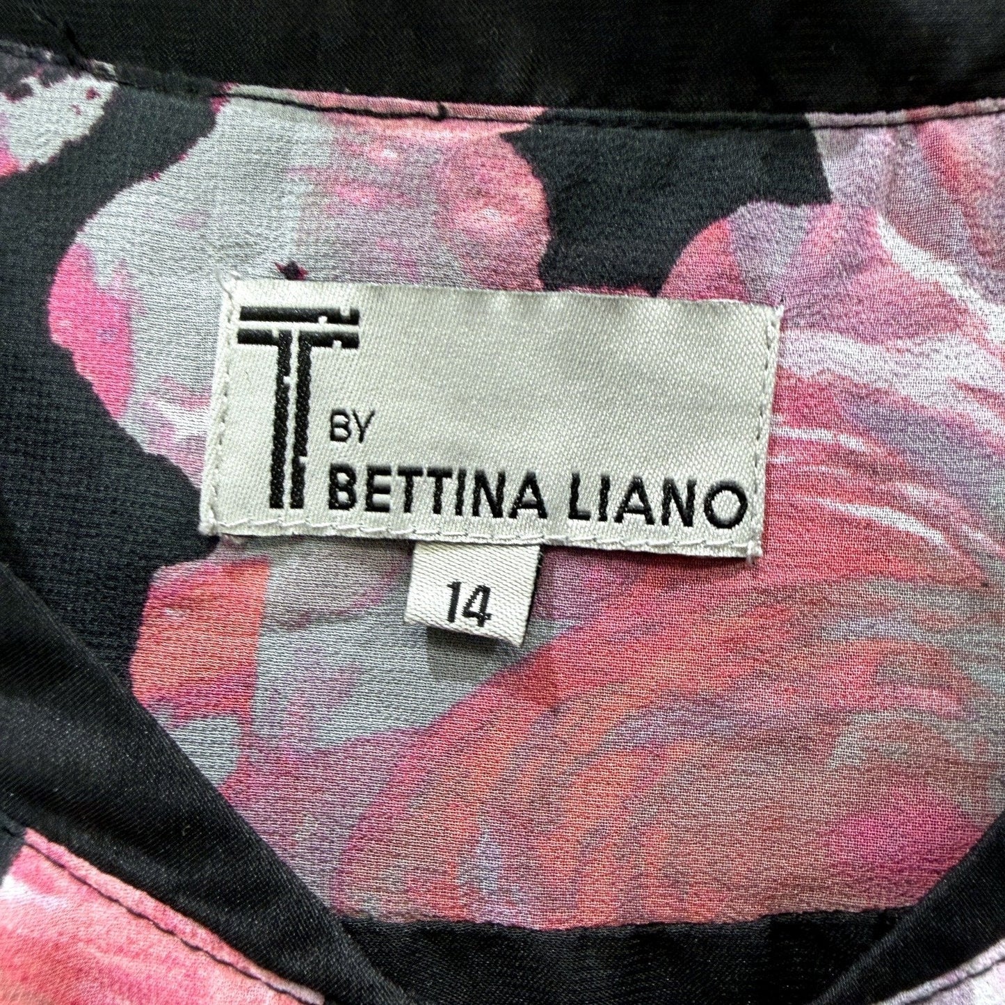 Bettina Liano Womens Floral Print Jacket Lightweight Casual Multi Color Size 14