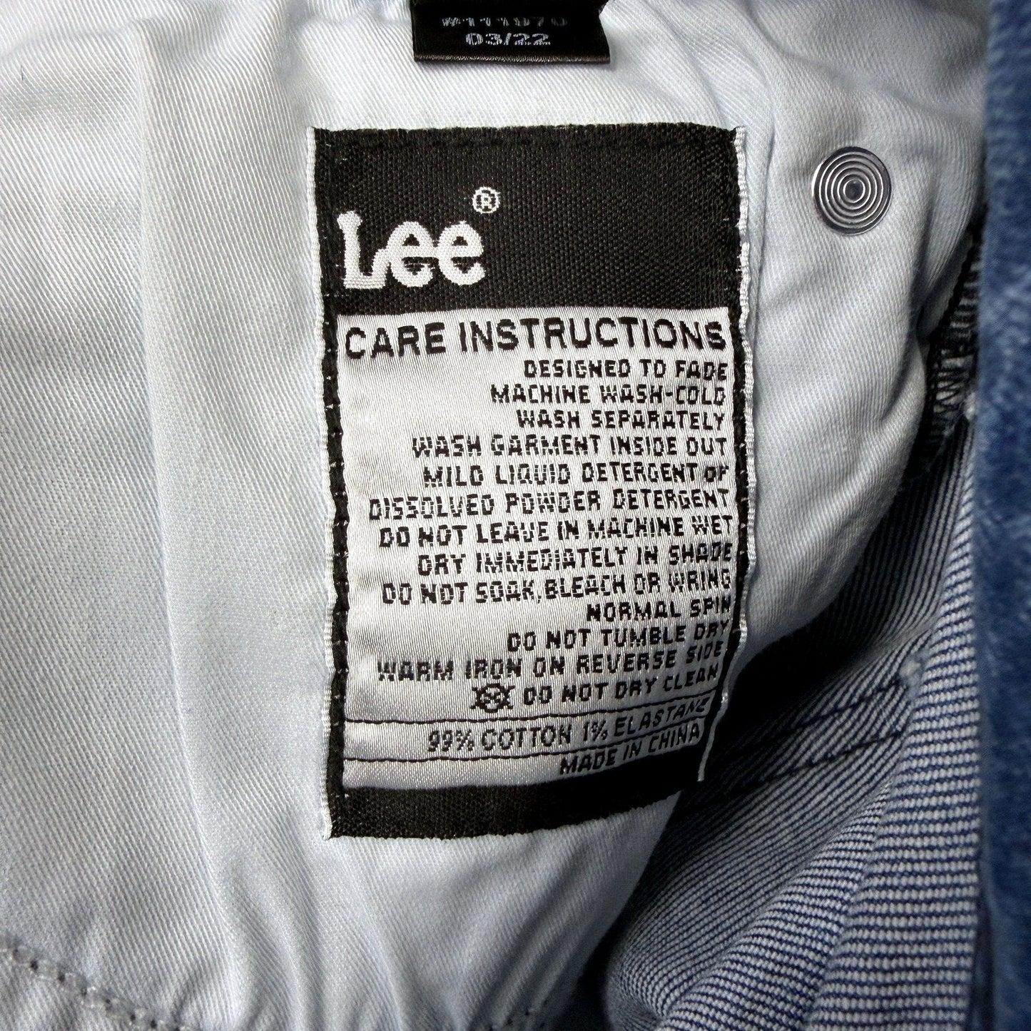 Lee Womens Slim Tapered Fit Daystone Blue Jeans in Size 28 NEW