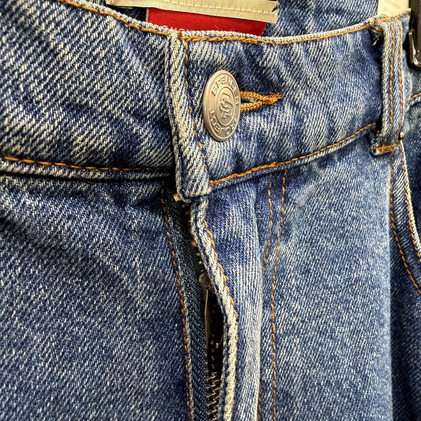 Spencer Womens Auckland Cargo Denim Pants in Blue Size 32 NEW