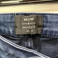 Neuw Mens Ray Tapered Dark Blue Cotton Jeans, Size 30 : 32 NEW