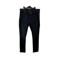 Neuw Mens Ray Tapered Skinny Jeans in Dark Blue Denim, Size 36:34 NEW