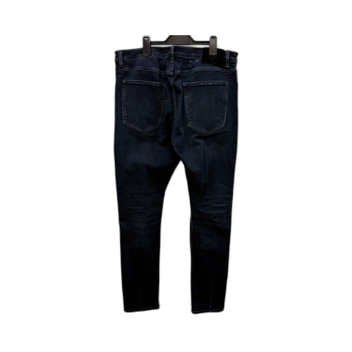 Neuw Mens Ray Tapered Skinny Jeans in Dark Blue Denim, Size 36:34 NEW
