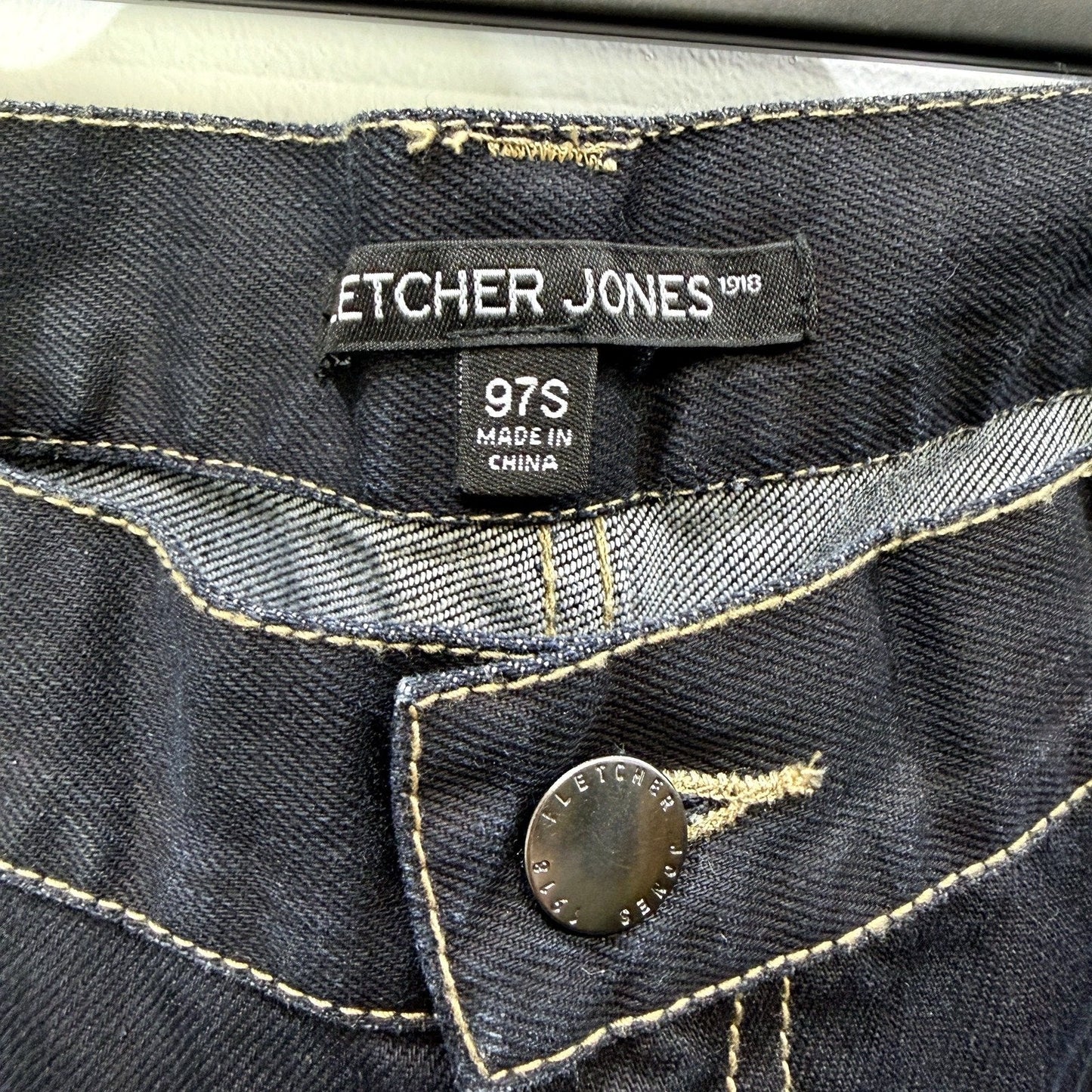 Fletcher Womens Dark Indigo Jeans Size 97S by Jones NEW
