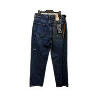 Ksubi Womens Brooklyn Jean Runaway Dark Blue Denim Regular Jeans Size 29 NEW