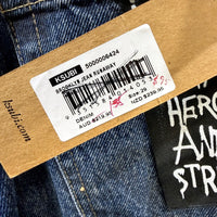 Ksubi Womens Brooklyn Jean Runaway Dark Blue Denim Regular Jeans Size 29 NEW
