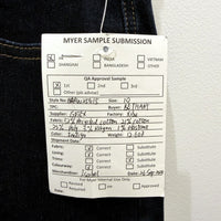Basque Womens Bootcut Raw Hem Indigo Denim Jeans Size 10 NEW