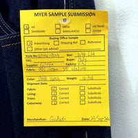 Maddox Mens Skinny Fit Dark Wash Jeans, W34 L34, Slim Leg Denim Pants Size NEW