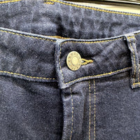 Maddox Mens Skinny Fit Dark Wash Jeans, W34 L34, Slim Leg Denim Pants Size NEW