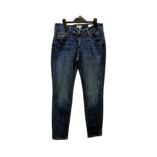 Guess Womens Annette Skinny Mid Jeans in Dark Blue, Size 32 NEW