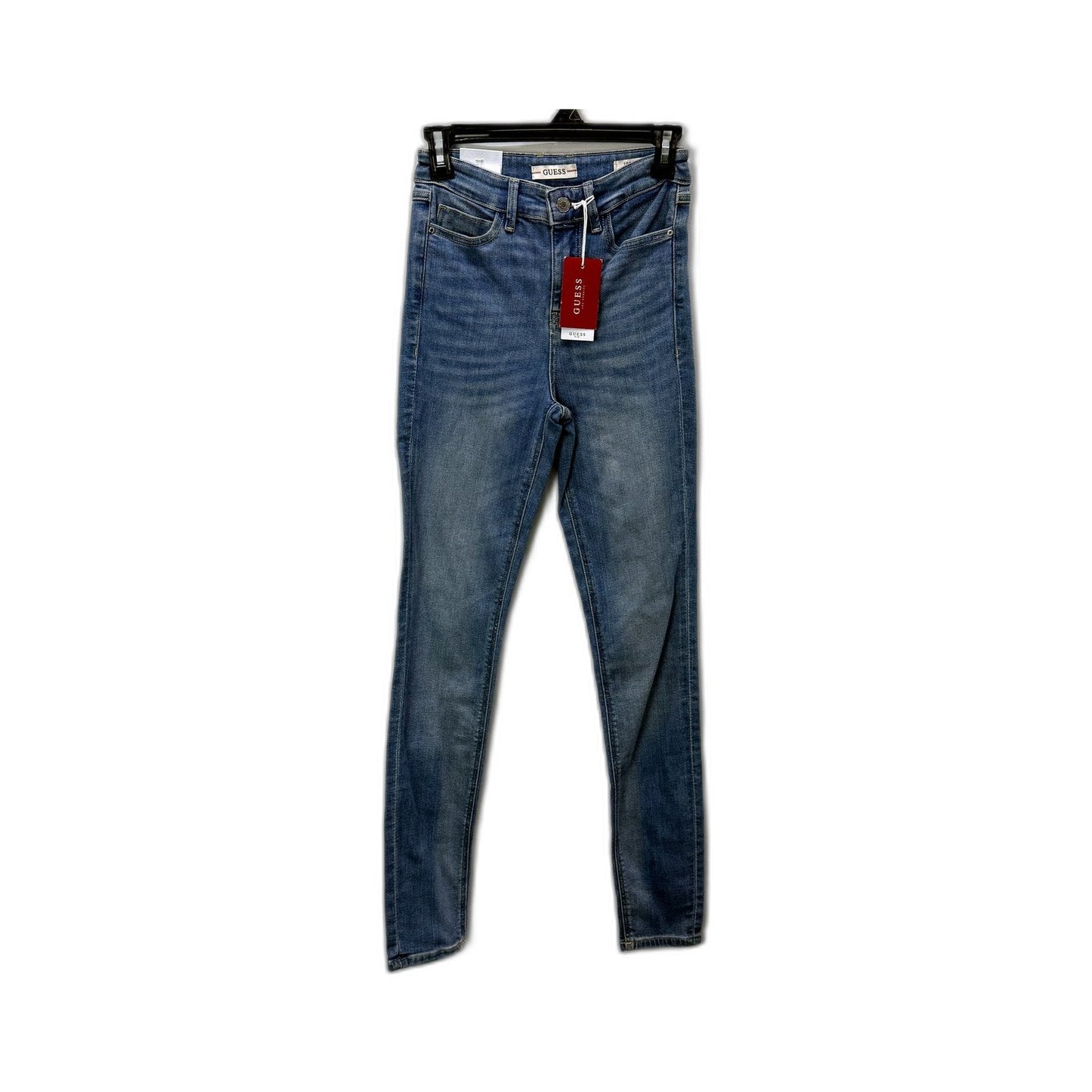 Guess Womens 1981 Skinny High Rise Dark Blue Jeans T25 x L31 NEW