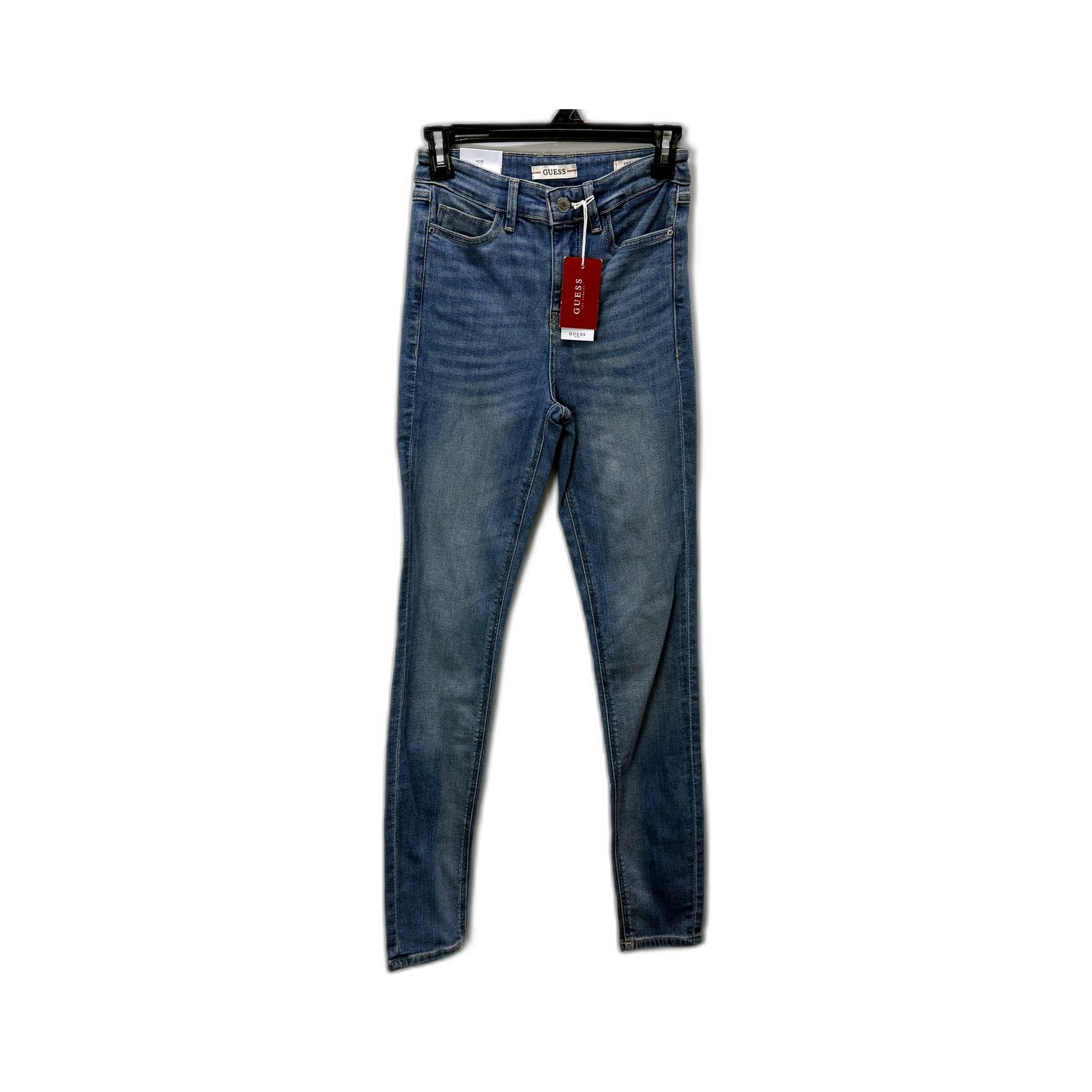 Guess Womens 1981 Skinny High Rise Dark Blue Jeans T25 x L31 NEW