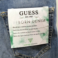 Guess Womens 1981 Skinny High Rise Dark Blue Jeans T25 x L31 NEW