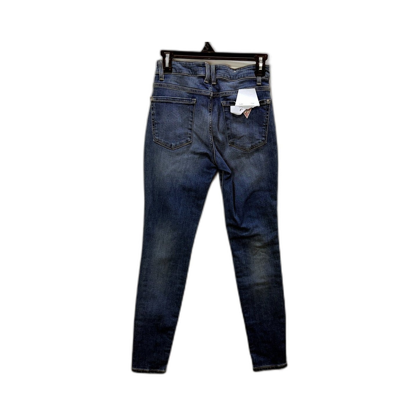 Guess Womens Skinny Mid Rise Dark Blue Denim Jeans Size 26 NEW