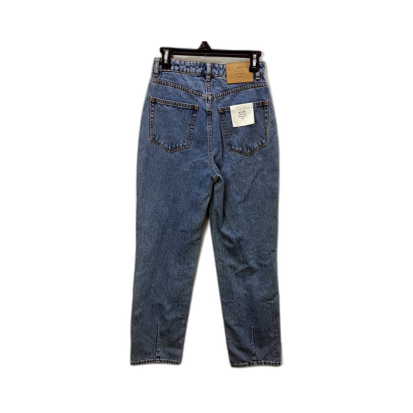 Neuw Womens Straight Leg Jeans Recycled Cotton High Waisted Blue Size 26 NEW