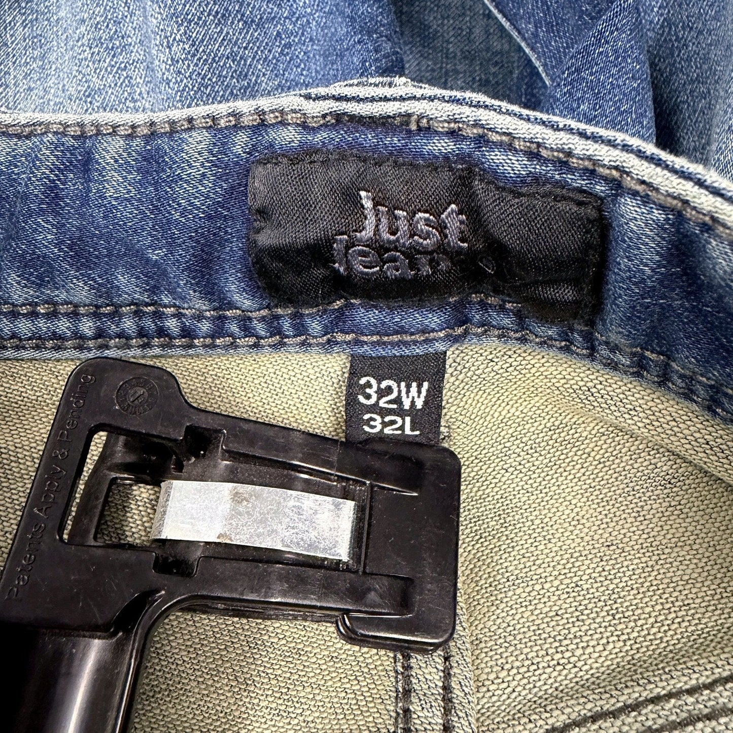 Just Jeans Mens Tapered Leg Dark Blue Denim 32W 32L NEW
