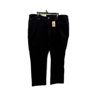 Levi's Mens 514 Straight Fit Black Cotton Stretch Jeans Size 42 x 30 NEW