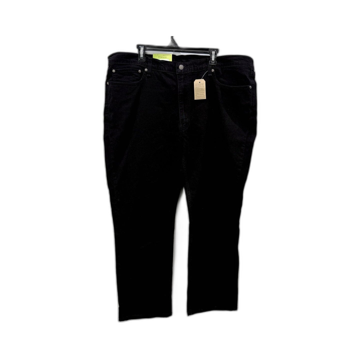 Levi's Mens 514 Straight Fit Black Cotton Stretch Jeans Size 42 x 30 NEW