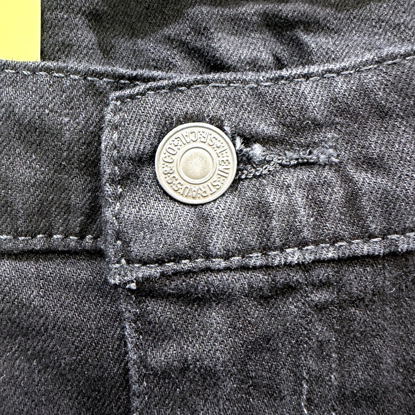 Levi's Mens 514 Straight Fit Black Cotton Stretch Jeans Size 42 x 30 NEW