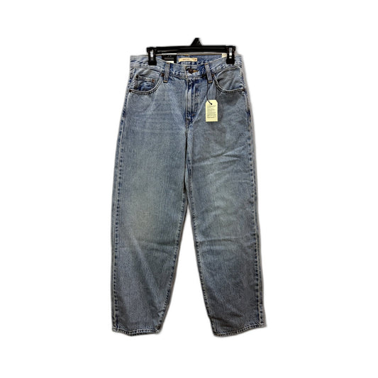 Levi's Womens Baggy Dad Jeans Loose Straight Leg Light Blue Size 26 x 32 NEW