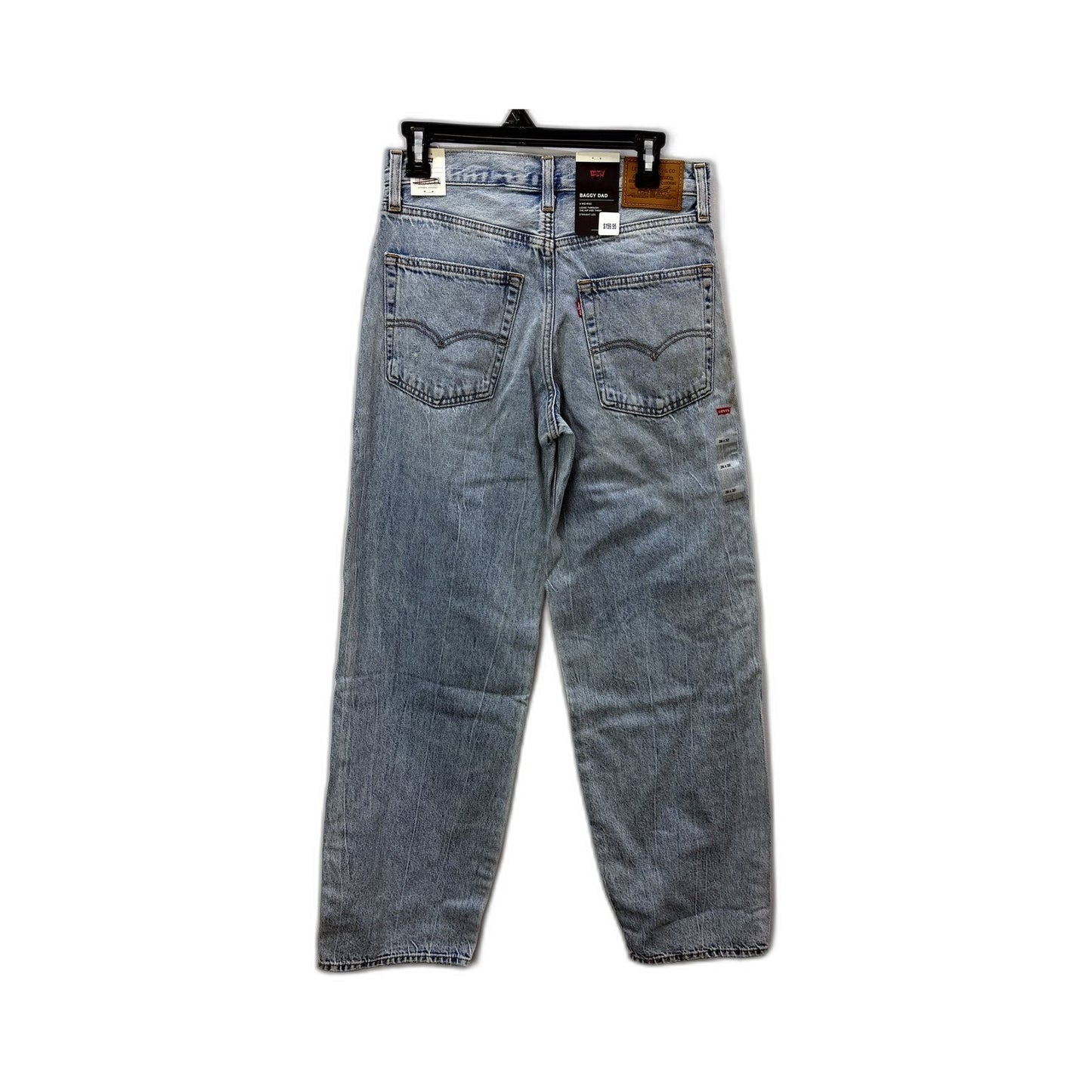 Levi's Womens Baggy Dad Jeans Loose Straight Leg Light Blue Size 26 x 32 NEW