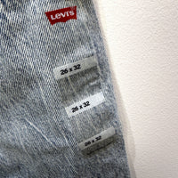 Levi's Womens Baggy Dad Jeans Loose Straight Leg Light Blue Size 26 x 32 NEW