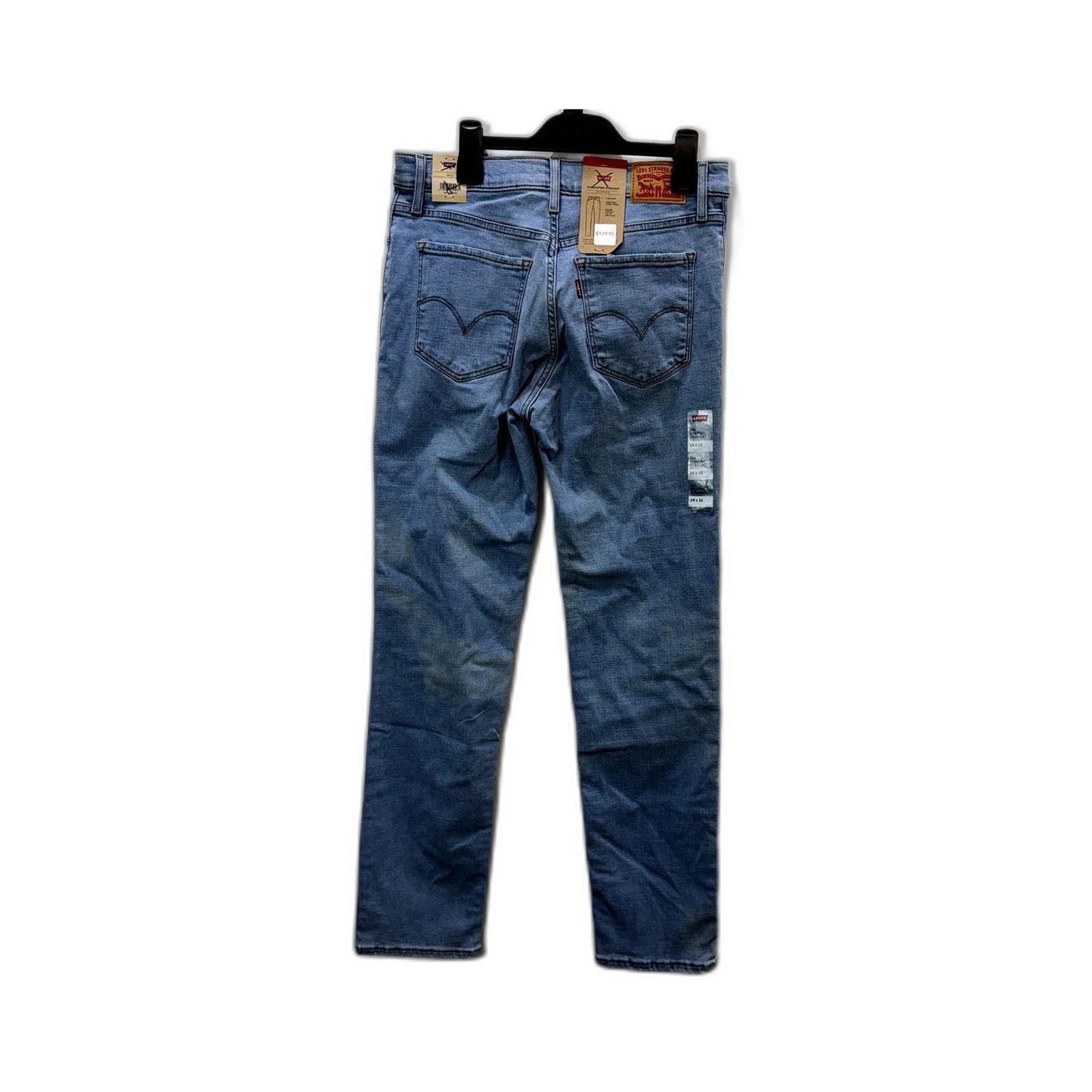 Levi's Womens 314 Shaping Straight Leg Jeans, Medium Blue, Size 29 x 32 NEW
