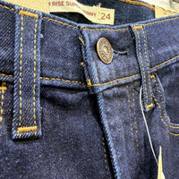Levi's Womens 720 High-Rise Super Skinny Jeans Dark Indigo Size 24 x 30 NEW