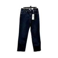 Just Jeans Womens Amaze Straight Leg Dark Blue Denim Size 12 NEW