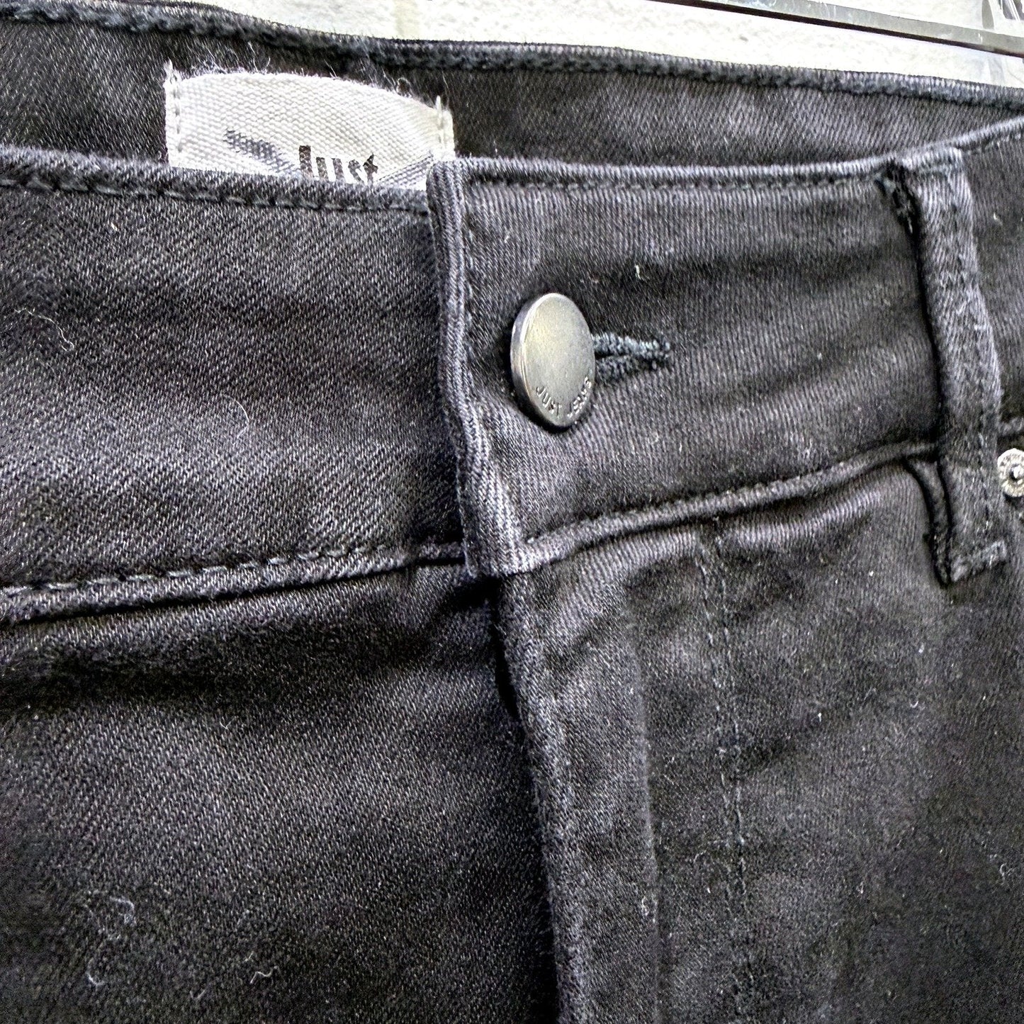 Just Jeans Womens Skinny High Rise Ankle Length Black Size 18 NEW