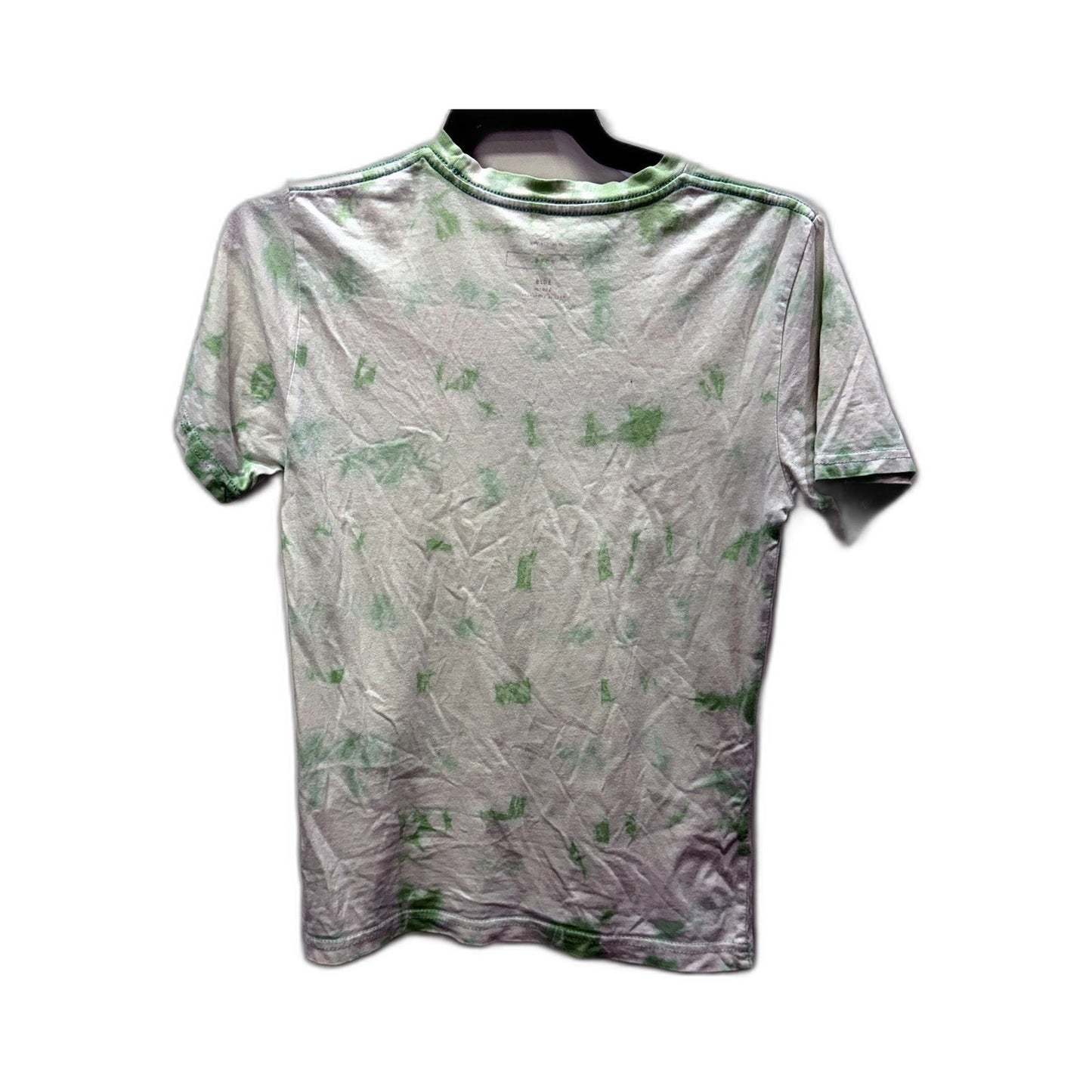 Rip Curl Boys Green Tie-Dye Cotton T-Shirt, Soft Fabric, Sizes 10/S