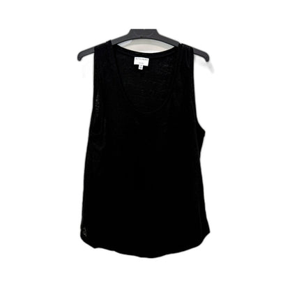 Witchery Womens Linen Tank Top in Black, Size M - Lightweight & Breathable