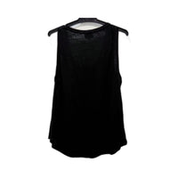 Witchery Womens Linen Tank Top in Black, Size M - Lightweight & Breathable