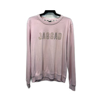 Jaggad Womens Light Pink Pullover Sweatshirt Comfortable Casual Size M