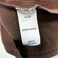 & Me Womens Ribbed Knit Pullover Tank Top in Brown by , Size 18