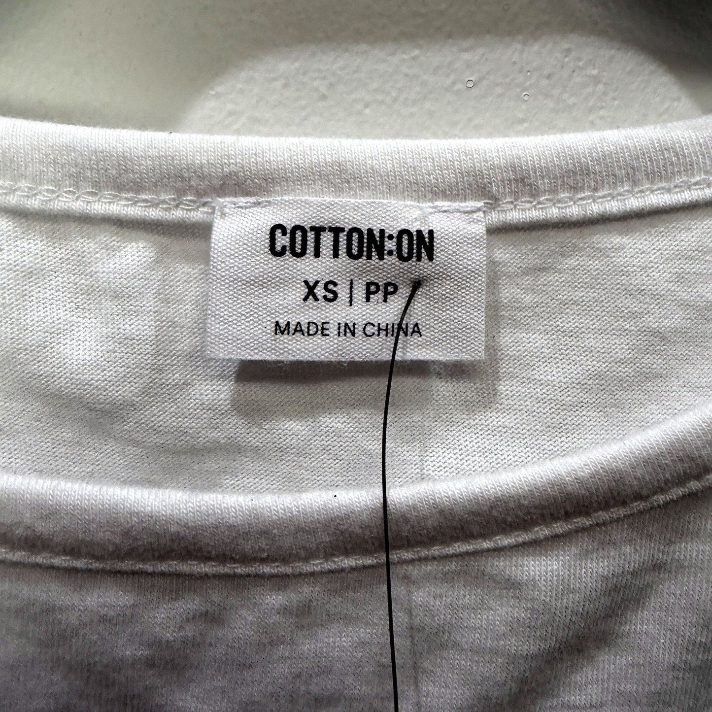Cotton-on Womens Boyfriend Chop Muscle Tank White Sleeveless Crop Top Size NEW