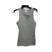 Jaggad Womens Gray Racerback Tank Top - Soft Cotton Elastane Size S