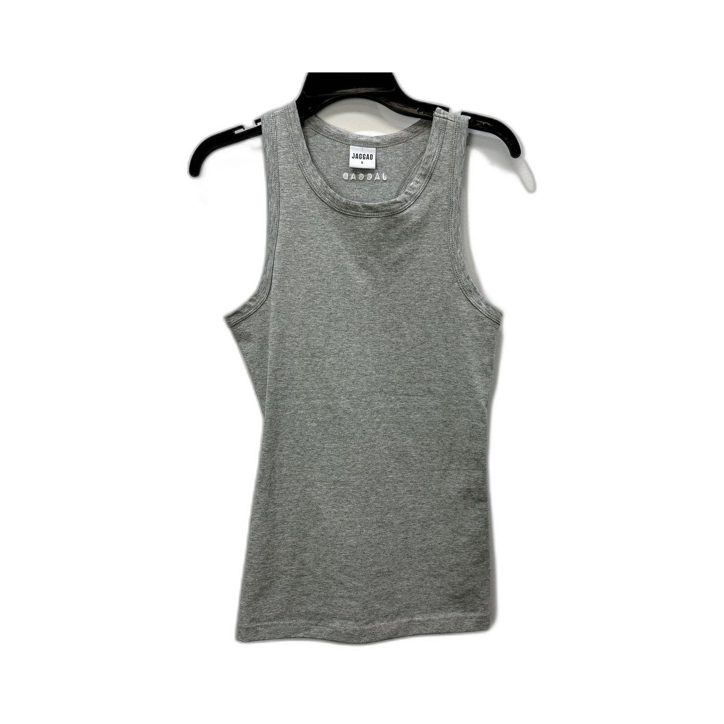 Jaggad Womens Gray Racerback Tank Top - Soft Cotton Elastane Size S
