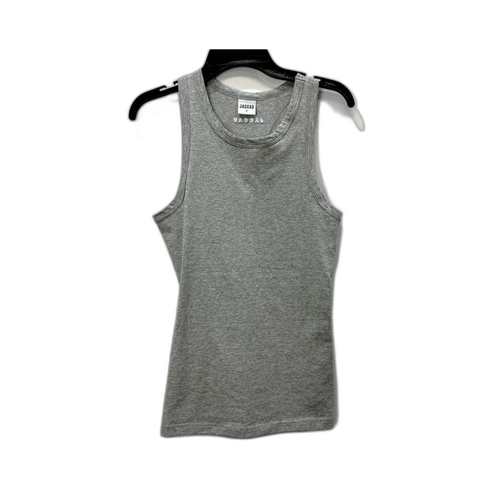 Jaggad Womens Gray Racerback Tank Top - Soft Cotton Elastane Size S