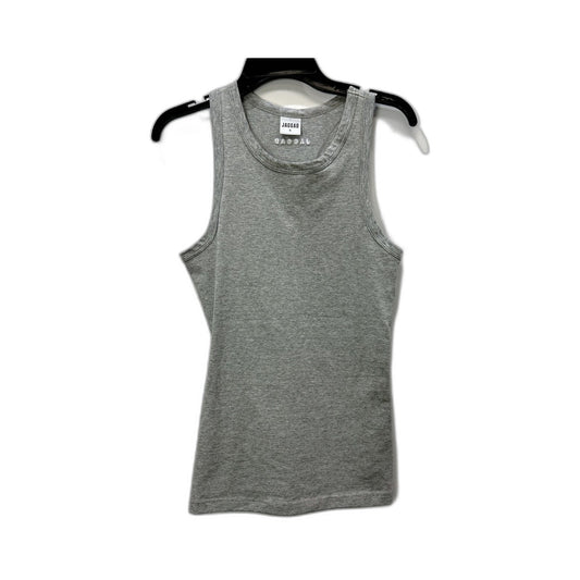 Jaggad Womens Gray Racerback Tank Top - Soft Cotton Elastane Size S