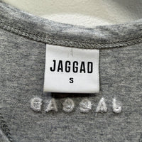 Jaggad Womens Gray Racerback Tank Top - Soft Cotton Elastane Size S